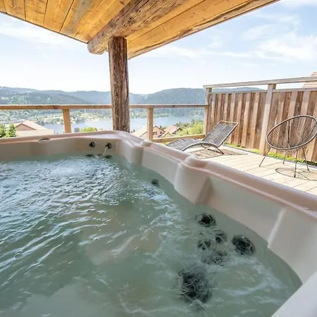 Chalet 14p Vue Lac, Et Sauna *